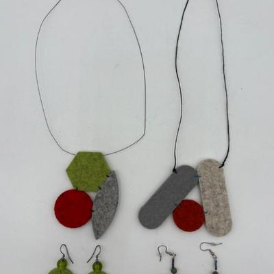 Jewelry - Felt Necklaces & Earrings