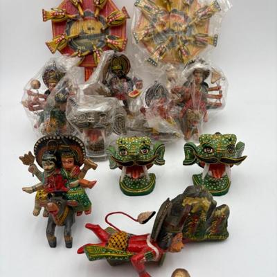 Christmas Ornaments/Games from India - Some NIP