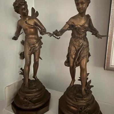 Sale Photo Thumbnail #18: Ramcoulet - French Statues. Estimated over 100 years old