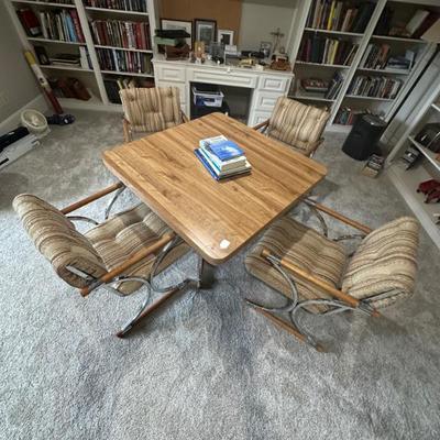 Sale Photo Thumbnail #42: Cleo Bladon Set - Table with four chair. Leaf available