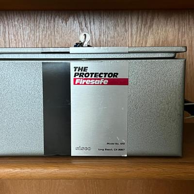 The Protector Fire Safe Lock Box for Documents and Valuables