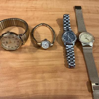 Mens And Ladies Wittnauer, Timex Indiglo, Timex And Pulsar 