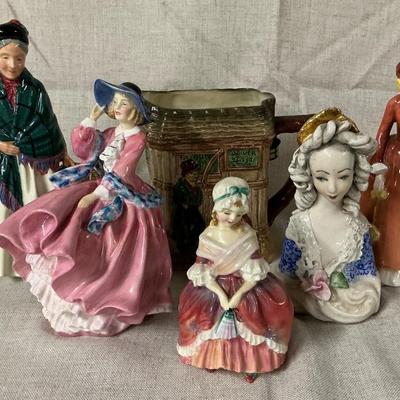 Royal Doulton Orange Lady, Julia, Top of The Hill, Oliver Twist Porcelain Figures & More