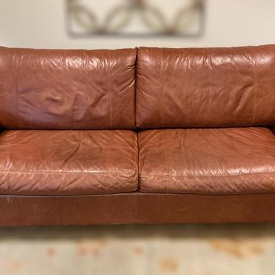 Jaymar Leather Sleeper Sofa 