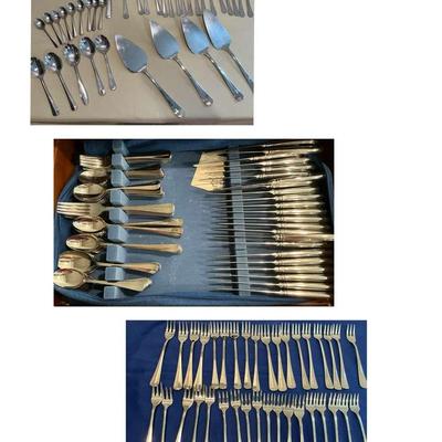 Gorham 18/10 Large Lot Of Stainless Steel Flatware 