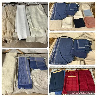 Assorted Vintage & Modern Linens incl. French Provincial