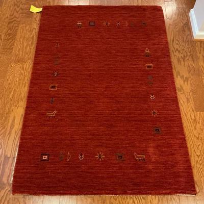Gabbeh Wool Rug 3'10" x 5'0"