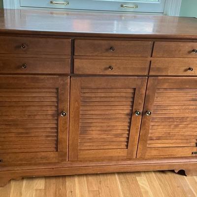 Ethan Allen American Traditional Solid Maple Buffet