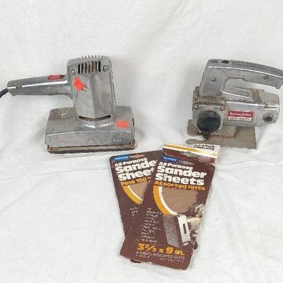 Vintage Porter Cable Jigsaw & Trustworthy Sander Collectible Power Tools. Tested Working 