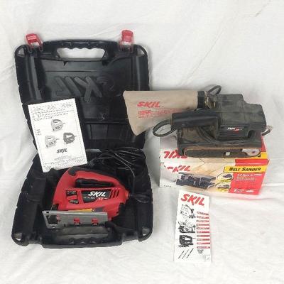 SKIL Jigsaw Model 4380 & SKIL Belt Sander Model 7313 