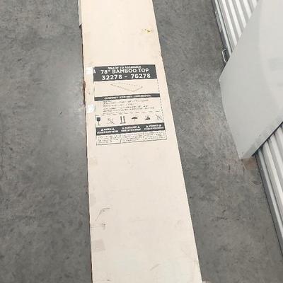 Bamboo Counter New In Box Top / Table / Work Top 79"×18"×1" 37lbs.