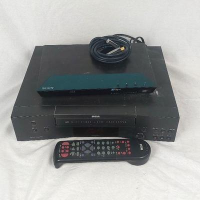 RCA VHS VR617HF w/ Remote & Sony Blu-ray BDP-S3100 w/ HDMI 