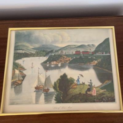 “ View Of West Point” Framed Print