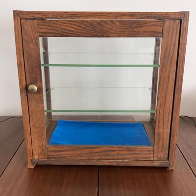 Small Vintage Curio Cabinet 