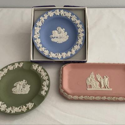 Trio of Small Wedgewood Plates