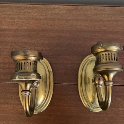 Vintage Brass Sconces
