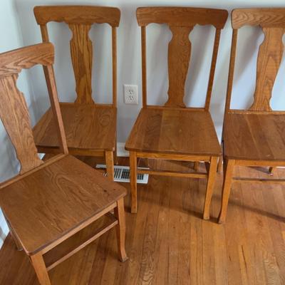 Set of Wooden Chairs