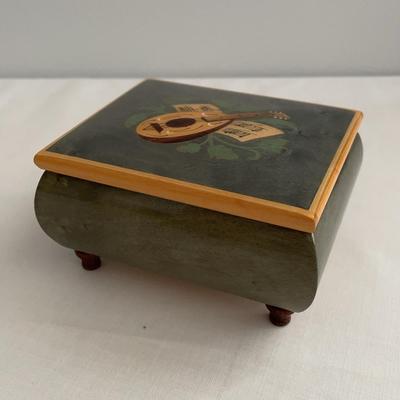 Inlaid Wood Music Box