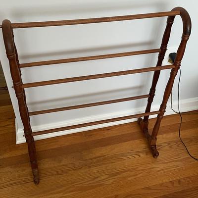 Vintage Wooden Quilt Rack