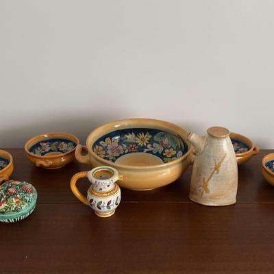 Italian Themed Pottery