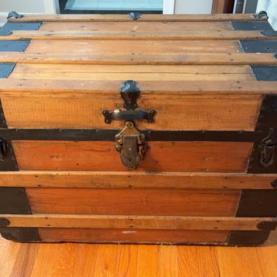 Vintage Wooden Trunk