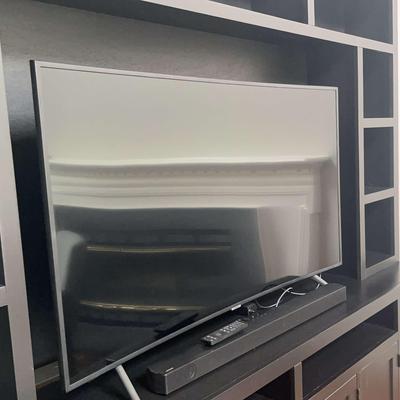 Samsung Curved TV And Sound Bar