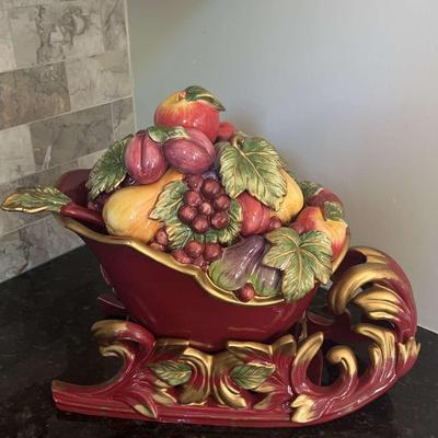 Fitz And Floyd Fruit Themed Tureen