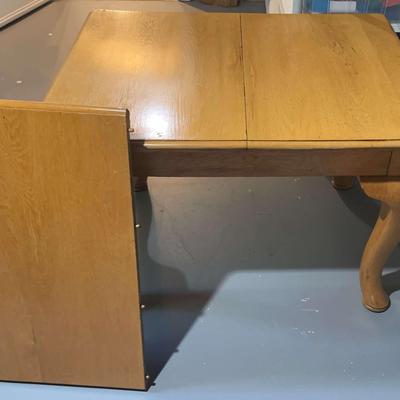 Wooden Table With Leaf