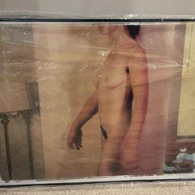 Framed & Signed Digital Print of Nude Woman in Home by Local Artist