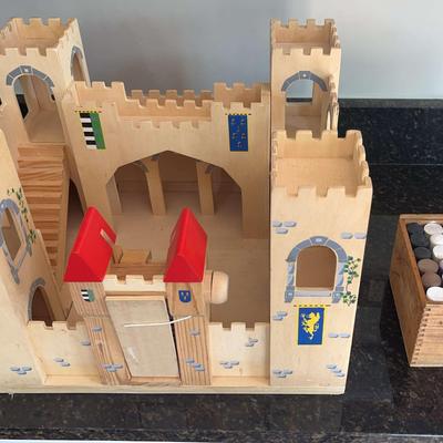 Melissa And Doug Castle And Box Of Sidewalk Chalk