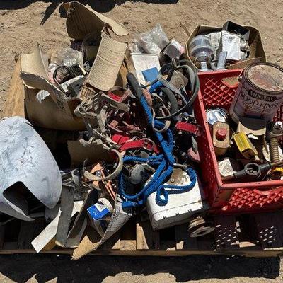Sale Photo Thumbnail #264: #2236 • Halters, Motorcycle Gas Tank, Caulking Tool, Electrical Components and More
