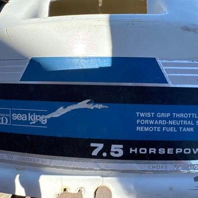 Sale Photo Thumbnail #356: #2478 • 7.5 Horsepower Montgomery Ward Sea King Trolling Motor
