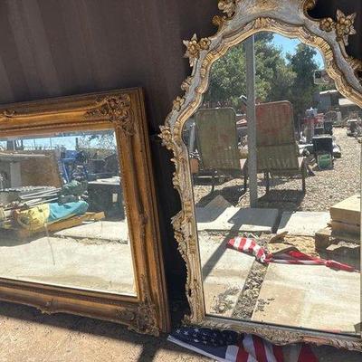 Sale Photo Thumbnail #126: #1524 • (2) Ornamental Mirrors
