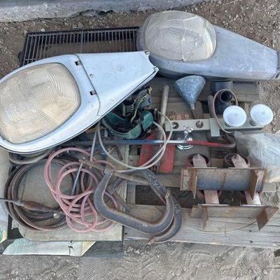 Sale Photo Thumbnail #189: #2062 • G.E. Street Lights, C Clamps & More
