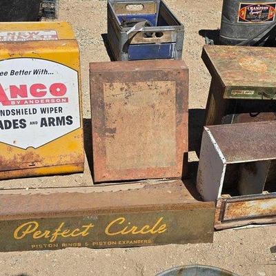 Sale Photo Thumbnail #159: #1660 • Anco Wiper Blade Storage Box, and Other Automotive Displays
