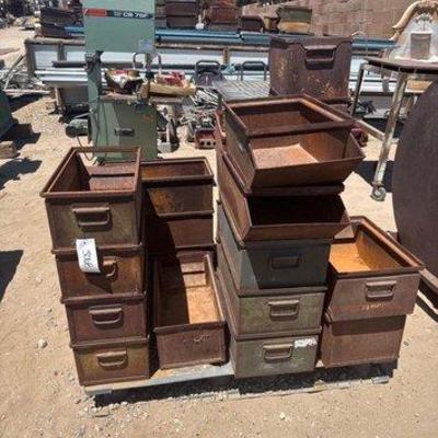Sale Photo Thumbnail #420: #3068 • Pallet of Metal Drawers
