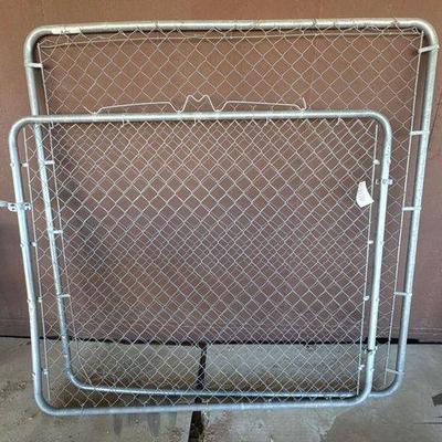 Sale Photo Thumbnail #225: #2126 • Chainlink Fence Panel and Gate
