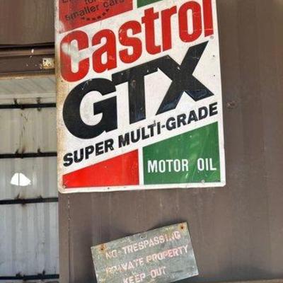 Sale Photo Thumbnail #124: #1520 • Castro GTX Sign & Private Property Sign
