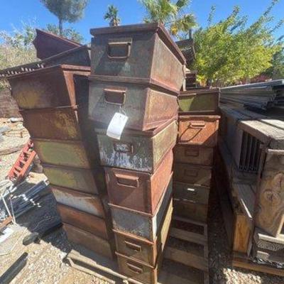 Sale Photo Thumbnail #390: #3006 • Pallet of Metal Drawers
