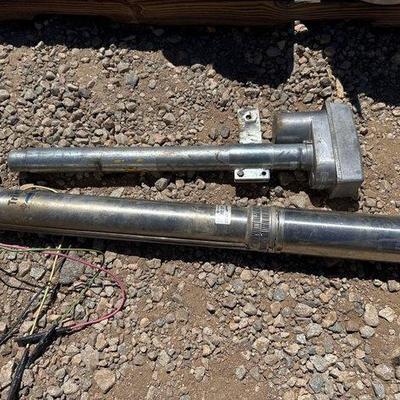 Sale Photo Thumbnail #91: #1092 • Franklin Electric Submersible Pump and Burr Engineering Electric Leveling Jack
