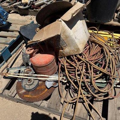 Sale Photo Thumbnail #341: #2448 • Extention Cords, Cutting Wheels, Saw Blades
