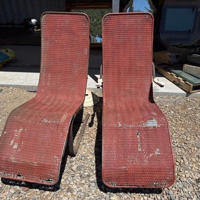 Sale Photo Thumbnail #87: #1084 • 2 Patio Lounge Chairs
