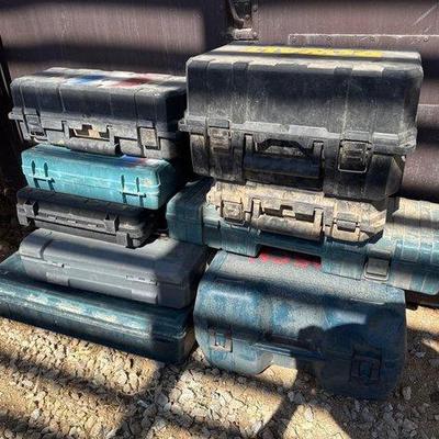 Sale Photo Thumbnail #382: #2530 • 9 Empty Tool Cases
