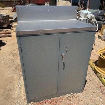 Sale Photo Thumbnail #435: #3098 • Metal Cabinet
