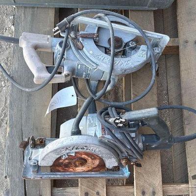 Sale Photo Thumbnail #241: #2162 • (2) Skilsaw Ball Bearing Saws
