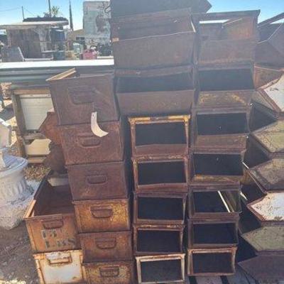 Sale Photo Thumbnail #387: #3000 • Pallet of Metal Drawers
