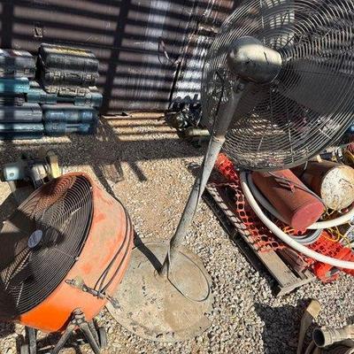Sale Photo Thumbnail #375: #2516 • 6Ft A.O. Smith Fan and Ventamatic Maxx Air Circulator
