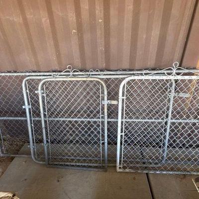 Sale Photo Thumbnail #227: #2130 • (3) Chainlink Fence Gates and (2) Panels
