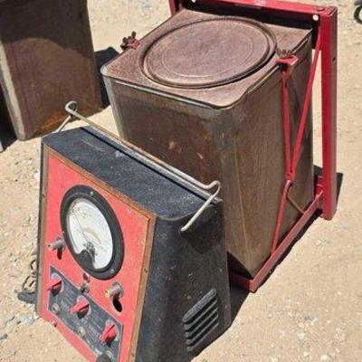 Sale Photo Thumbnail #158: #1658 • Auto Electric Analyzer and Bucket Holder
