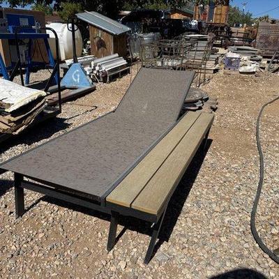 Sale Photo Thumbnail #49: #1010 • Outdoor Lounge Chair
